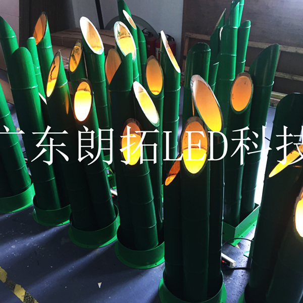 香港 LED光纤竹子灯